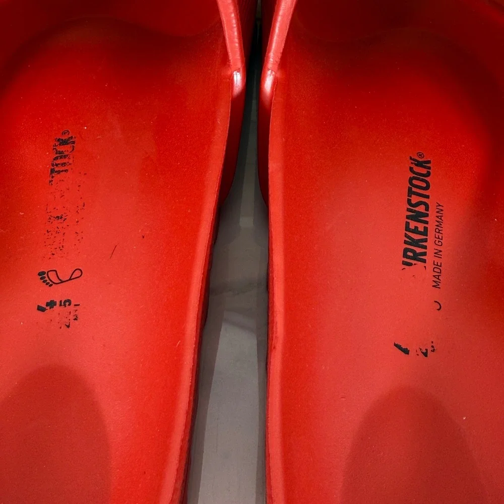 Birkenstock Barbados EVA Red Sport Slide Sandals Mens 11 US/ 44 Waterproof